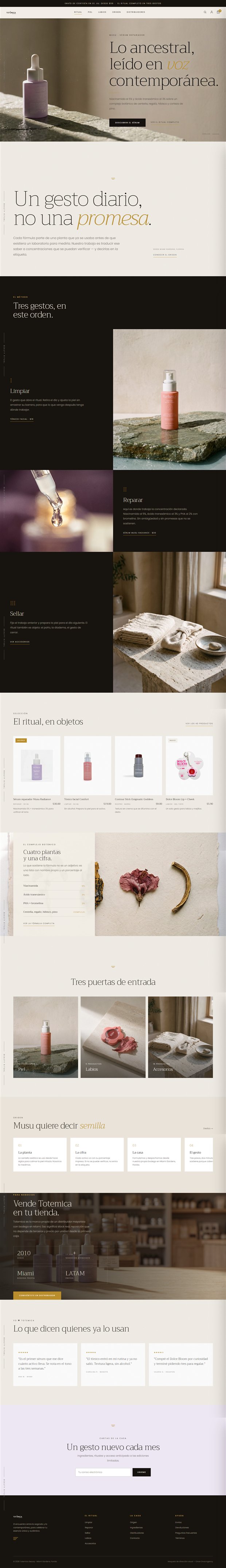 Portada propuesta completa de Totemica Beauty